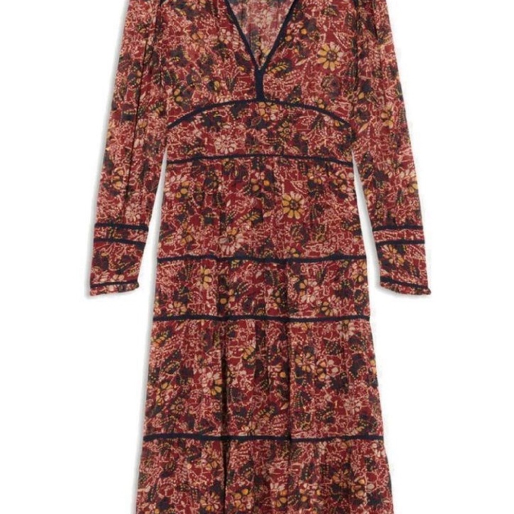 Ba&sh Gigi floral Long Sleeve Dress - size 1